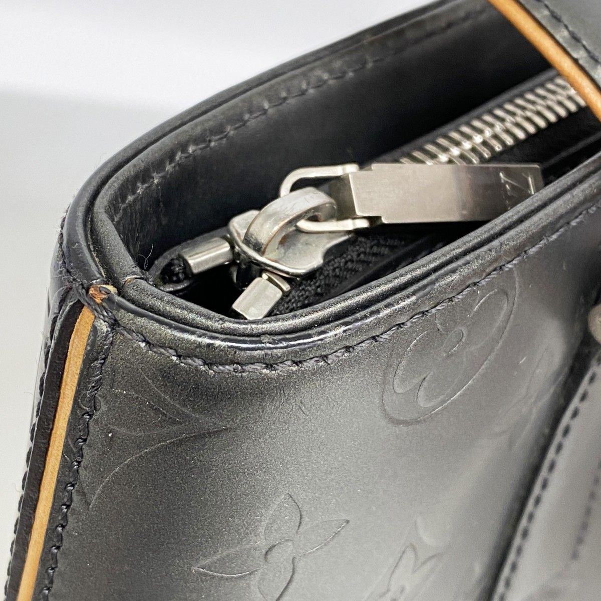 Louis Vuitton Tote Monogram Matte Stockton Noir — view 9