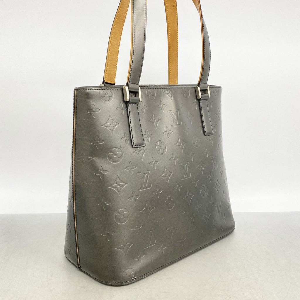 Louis Vuitton Tote Monogram Matte Stockton Noir — view 2