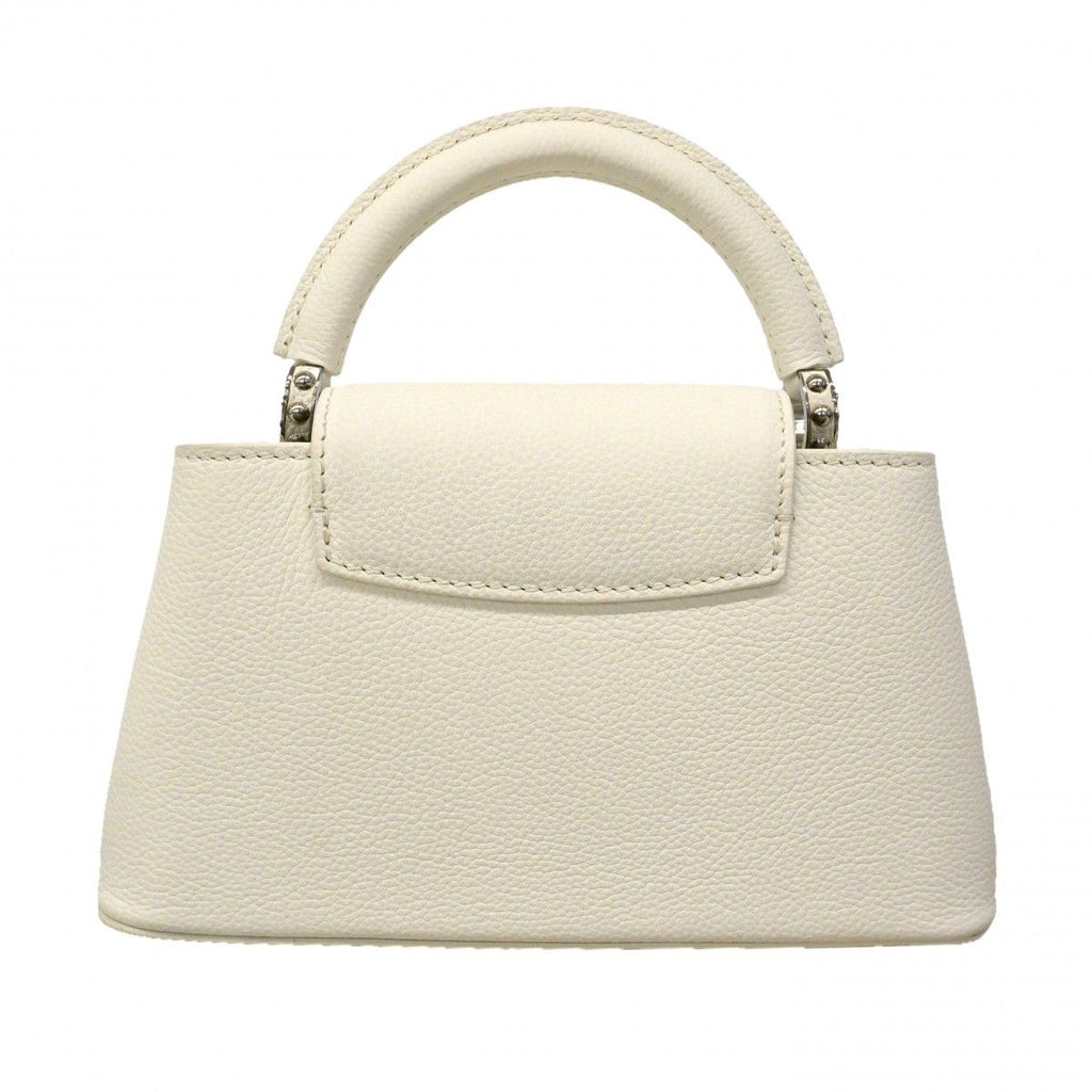 Louis Vuitton Handbag Capucines East West Mini Optical White 2-Way — view 9