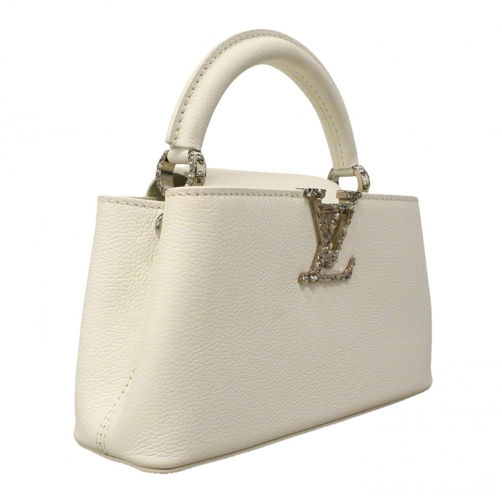 Louis Vuitton Handbag Capucines East West Mini Optical White 2-Way — view 2