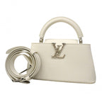 Louis Vuitton Handbag Capucines East West Mini Optical White 2-Way