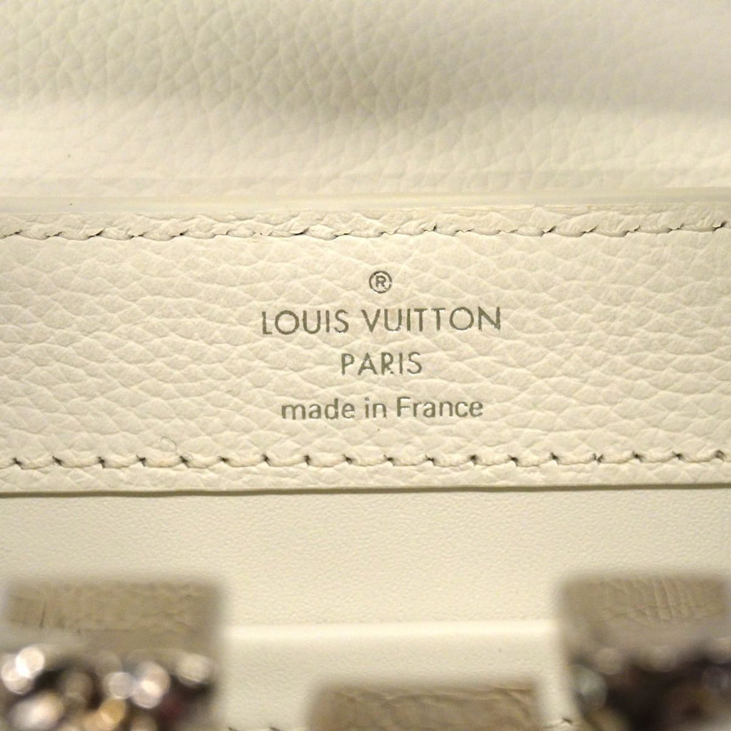 Louis Vuitton Handbag Capucines East West Mini Optical White 2-Way — view 5
