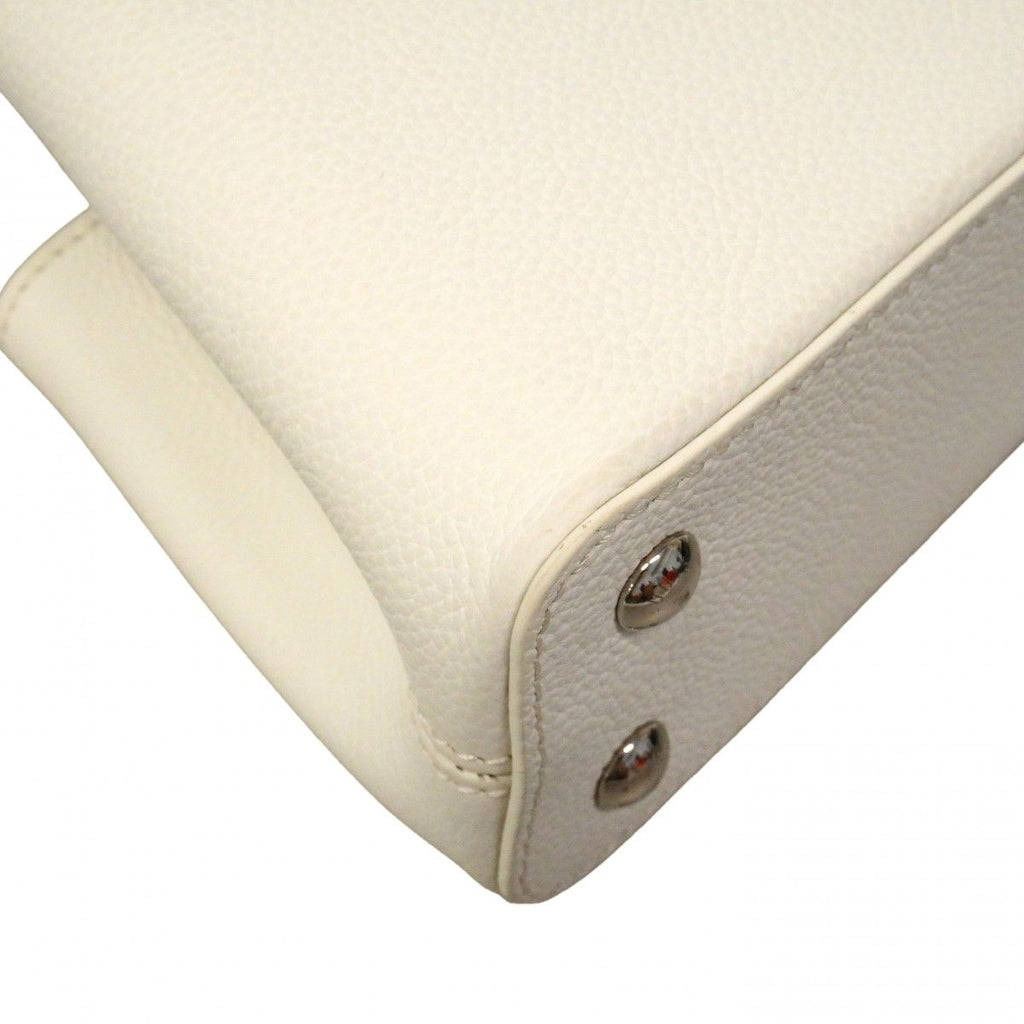 Louis Vuitton Handbag Capucines East West Mini Optical White 2-Way — view 6