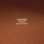 Hermes Handbag Picotin Lock MM Taurillon Clemence Gold — view 5