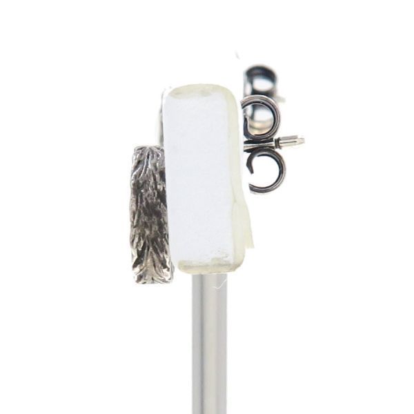 Gucci Interlocking Earrings Silver — view 2