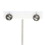 Gucci Interlocking Earrings Silver