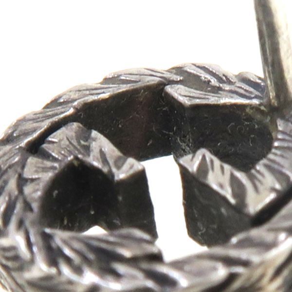 Gucci Interlocking Earrings Silver — view 7