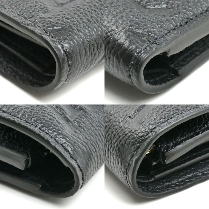 Louis Vuitton Portefeuille Victorine Trifold Wallet Empreinte Noir — view 6