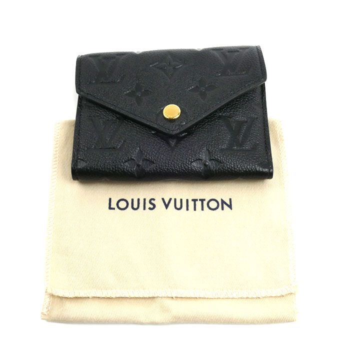 Louis Vuitton Portefeuille Victorine Trifold Wallet Empreinte Noir — view 8