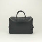 Hermes Plume Doc 38 Business Briefcase Box Calf Noir Black Silver