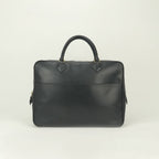 Hermes Plume Doc 38 Business Briefcase Box Calf Noir Black Silver
