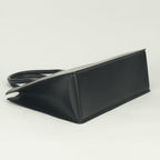 Hermes White Bus GM Business Briefcase Box Calf Noir Black Gold — view 6
