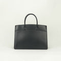 Hermes White Bus GM Business Briefcase Box Calf Noir Black Gold