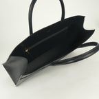 Hermes White Bus GM Business Briefcase Box Calf Noir Black Gold — view 8