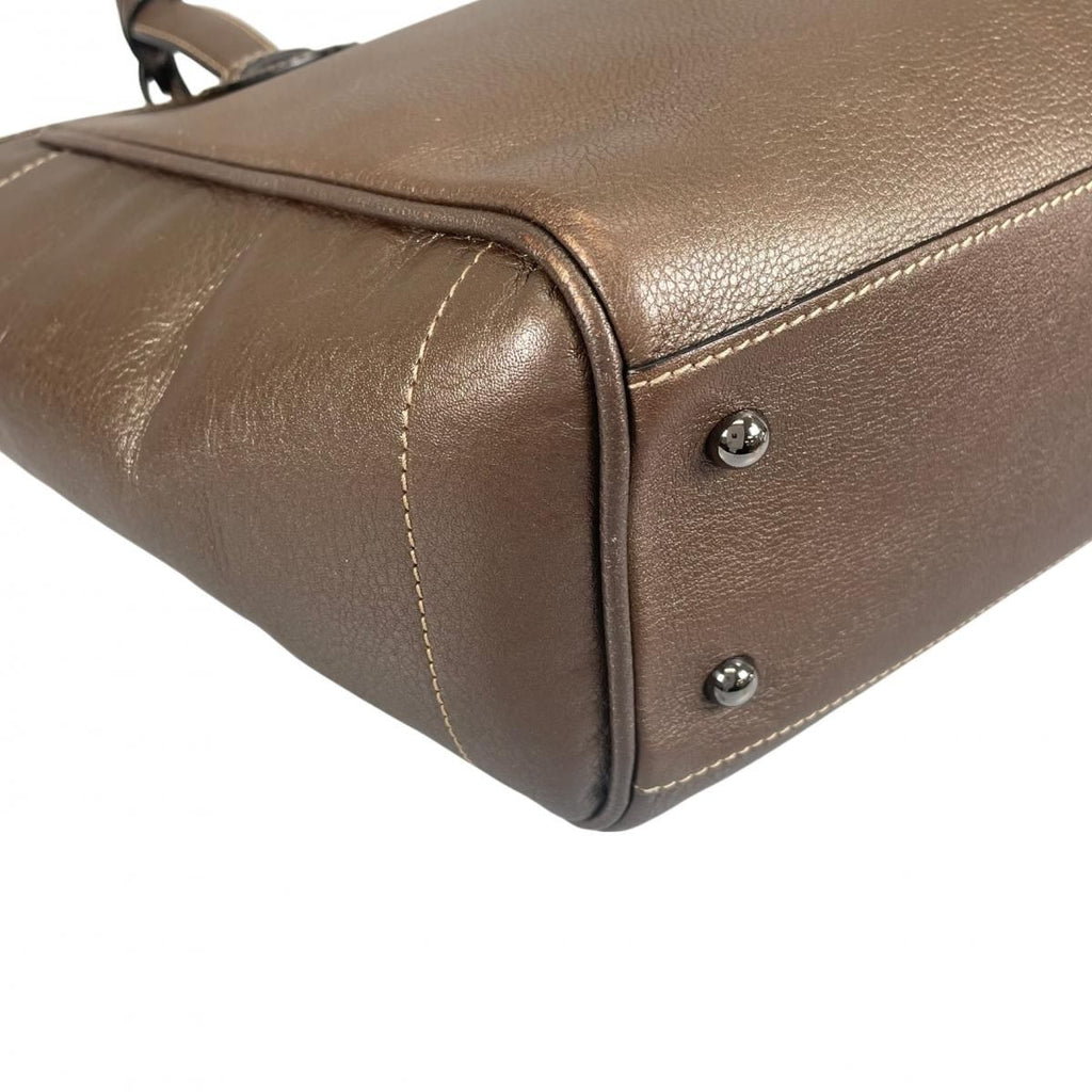 Loewe Calfskin Heritage Made Tall Tote Beige — view 5