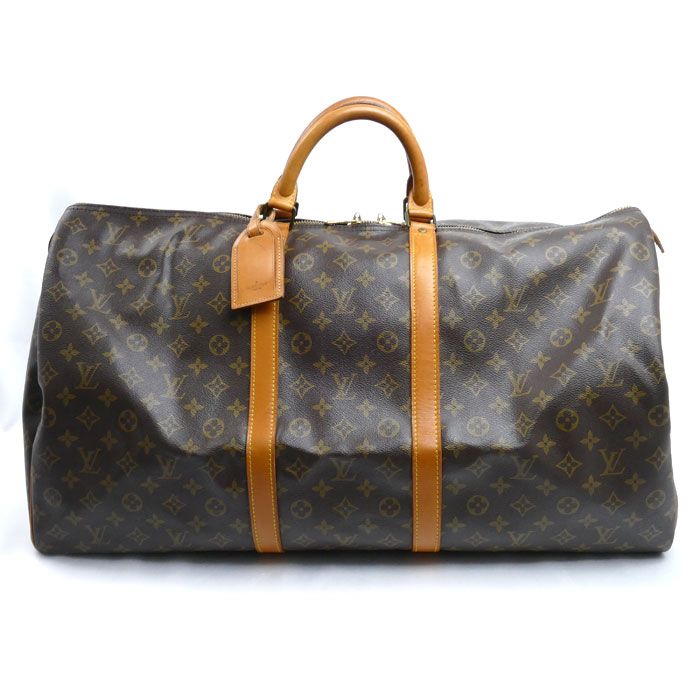 Louis Vuitton Keepall 60 Boston Bag Monogram Brown