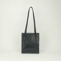 Hermes Vintage Shoulder Bag Box Calf Noir Black
