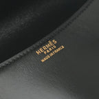Hermes Vintage Shoulder Bag Box Calf Noir Black — view 7
