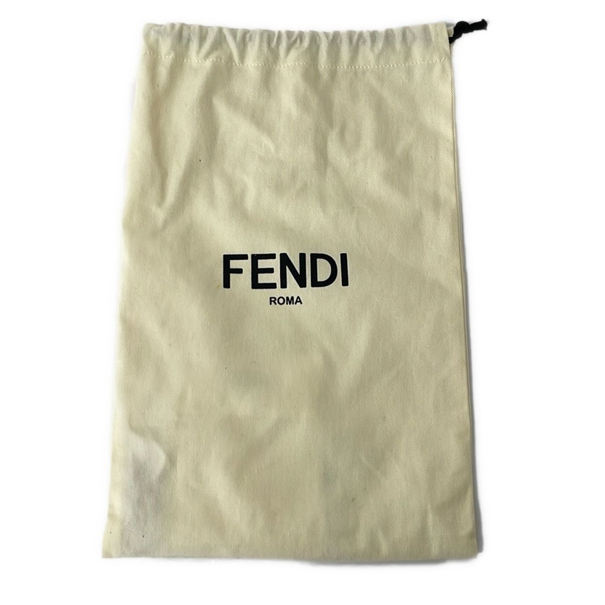 Fendi Shoulder Strap You Ivory Dark Green Pink Flower Studs Leather — view 5