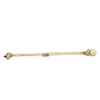 Louis Vuitton Bracelet LV Quick It LV Logo Leather Ivory Beige Gold — view 7