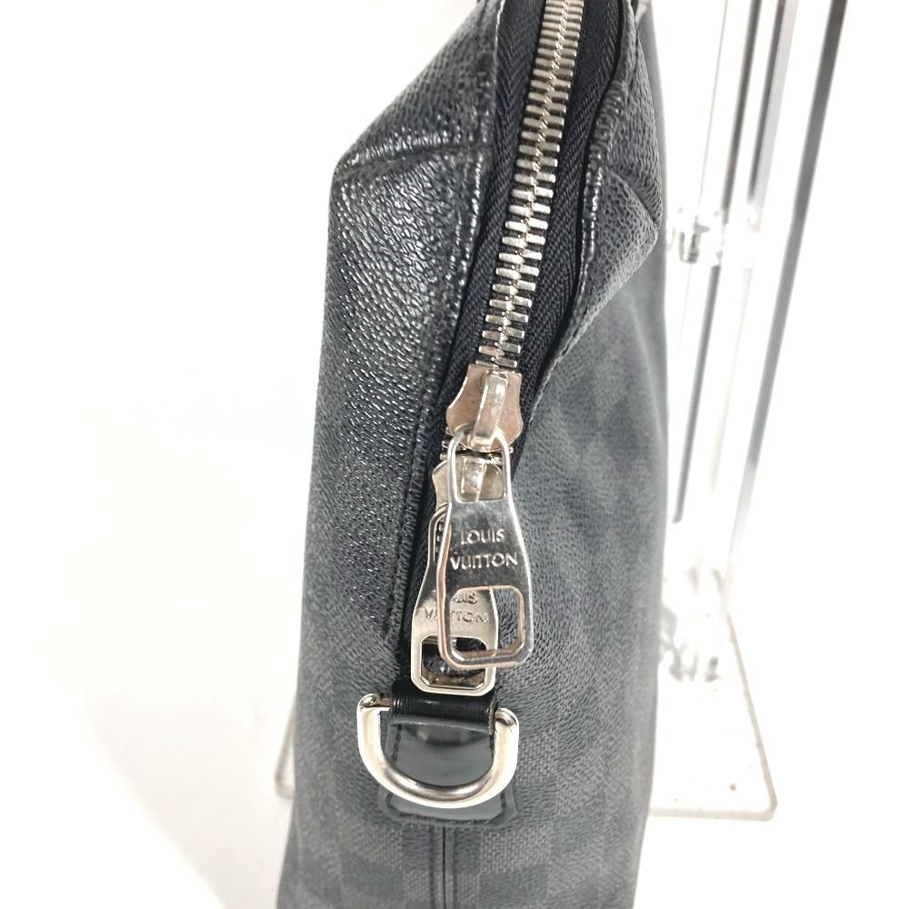 Louis Vuitton Business Bag Porte Documents Jour Pdj Damier Graphite Canvas Black — view 5