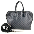 Louis Vuitton Business Bag Porte Documents Jour Pdj Damier Graphite Canvas Black
