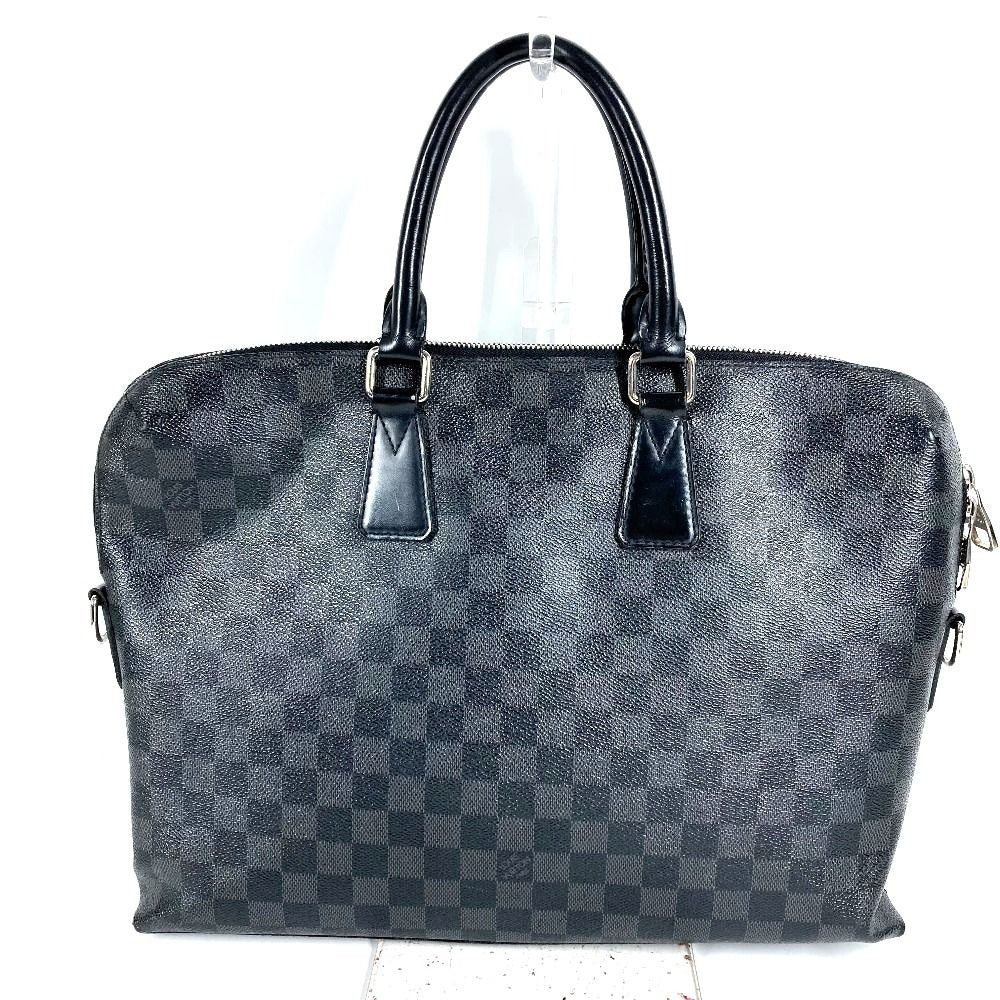 Louis Vuitton Business Bag Porte Documents Jour Pdj Damier Graphite Canvas Black — view 2