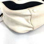 Chanel Handbag CC Logo Marshmallow Canvas Black — view 4