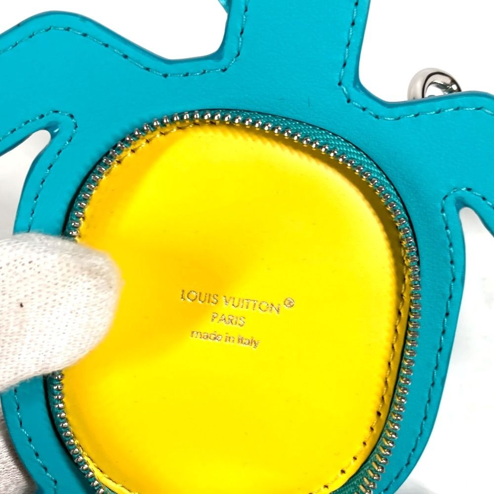 Louis Vuitton Key Holder LV Turtle Monogram Canvas Turquoise Blue — view 8