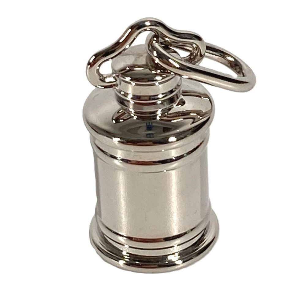 Hermes Necklace Lanterne PM Pendant Only Metal Silver — view 7