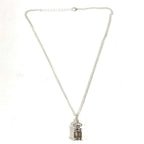 Hermes Necklace Lanterne PM Pendant Only Metal Silver — view 8