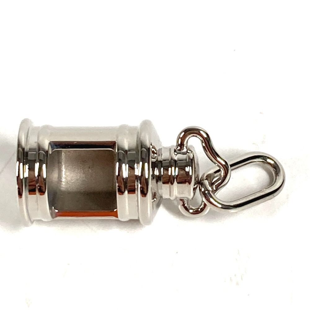 Hermes Necklace Lanterne PM Pendant Only Metal Silver — view 4