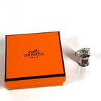 Hermes Necklace Lanterne PM Pendant Only Metal Silver — view 9