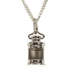 Hermes Necklace Lanterne PM Pendant Only Metal Silver