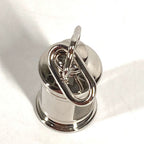 Hermes Necklace Lanterne PM Pendant Only Metal Silver — view 6