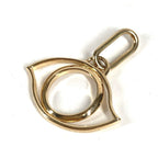 Hermes Pendant Curiosity Eye Charm Metal Gold — view 3