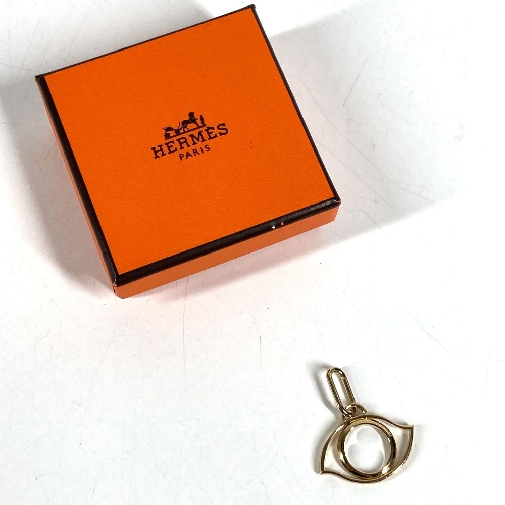 Hermes Pendant Curiosity Eye Charm Metal Gold — view 7