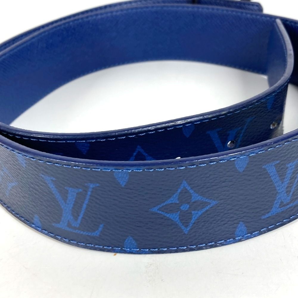 Louis Vuitton Belt Ceinture LV Initial Monogram Canvas Blue — view 5