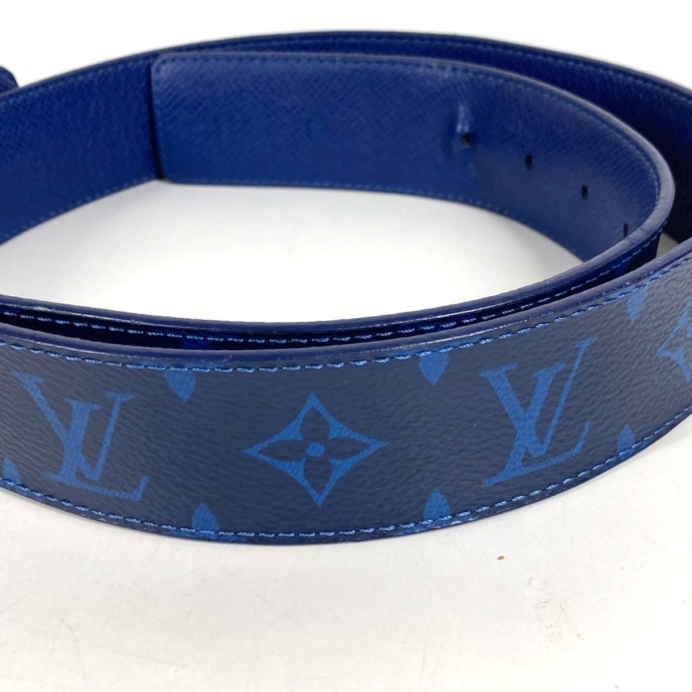 Louis Vuitton Belt Ceinture LV Initial Monogram Canvas Blue — view 4
