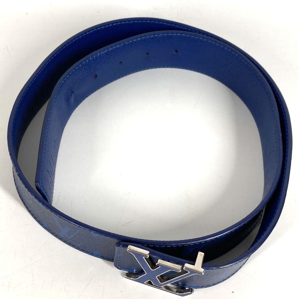 Louis Vuitton Belt Ceinture LV Initial Monogram Canvas Blue — view 3