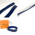 Louis Vuitton Belt Ceinture LV Initial Monogram Canvas Blue — view 9