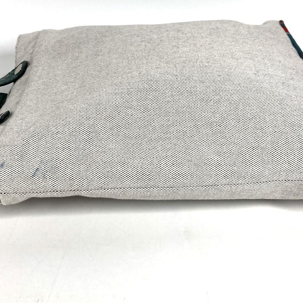 Hermes Handbag Petit Ash Canvas Green — view 4
