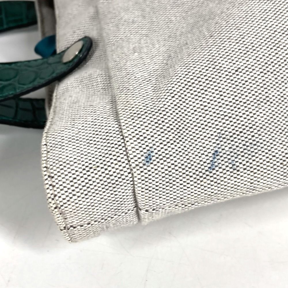 Hermes Handbag Petit Ash Canvas Green — view 3