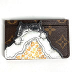 Louis Vuitton Card Case Holder Catnap Monogram Canvas Brown