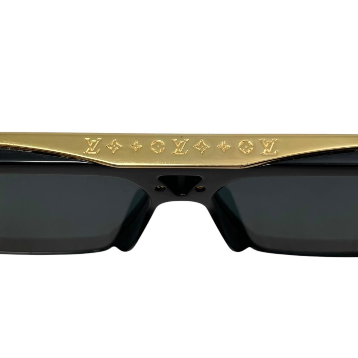 Louis Vuitton Sunglasses 1.1 Evidence LV Logo Black Gold Eyewear