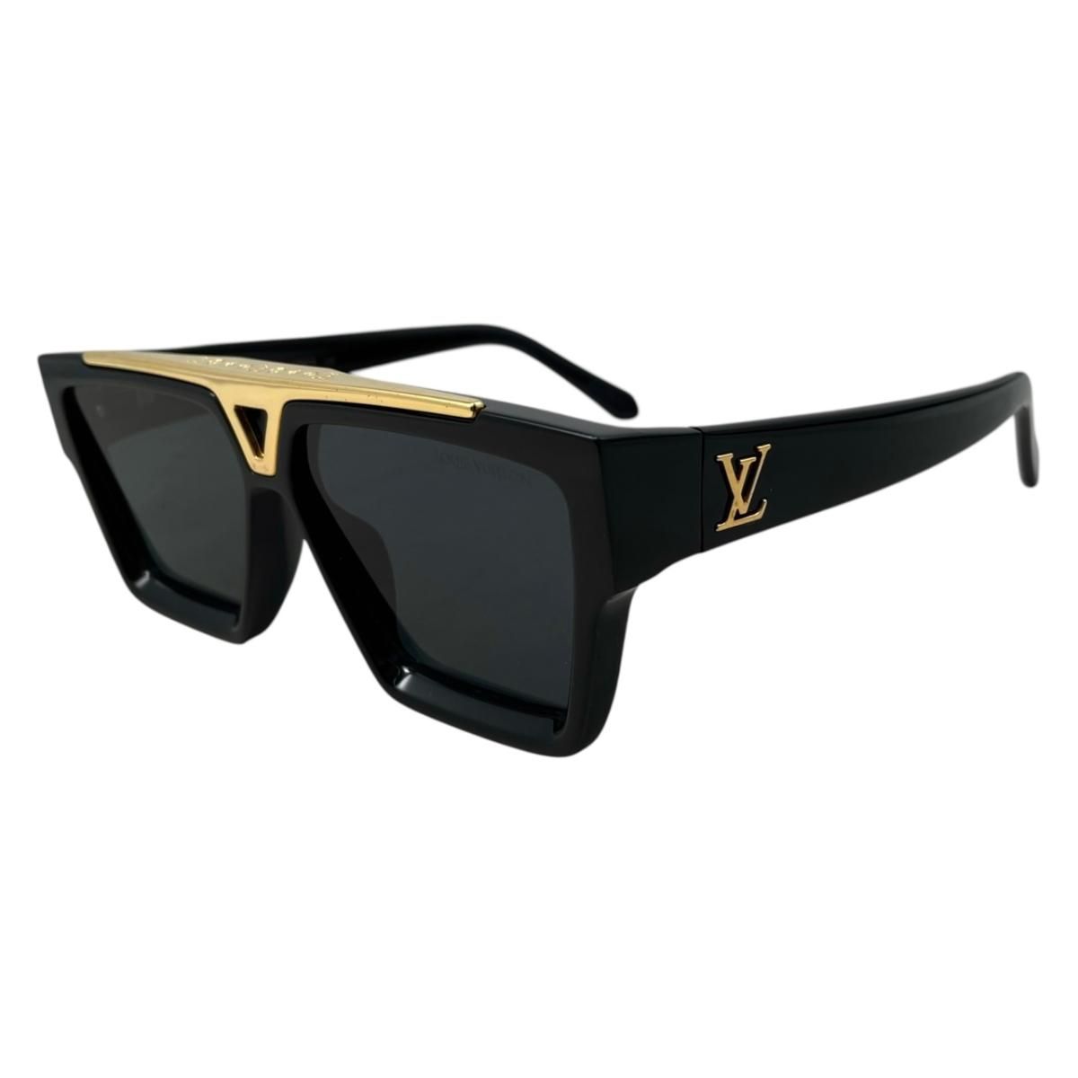 Louis Vuitton Sunglasses 1.1 Evidence LV Logo Black Gold Eyewear