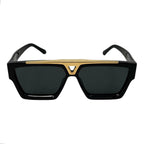 Louis Vuitton Sunglasses 1.1 Evidence LV Logo Black Gold Eyewear