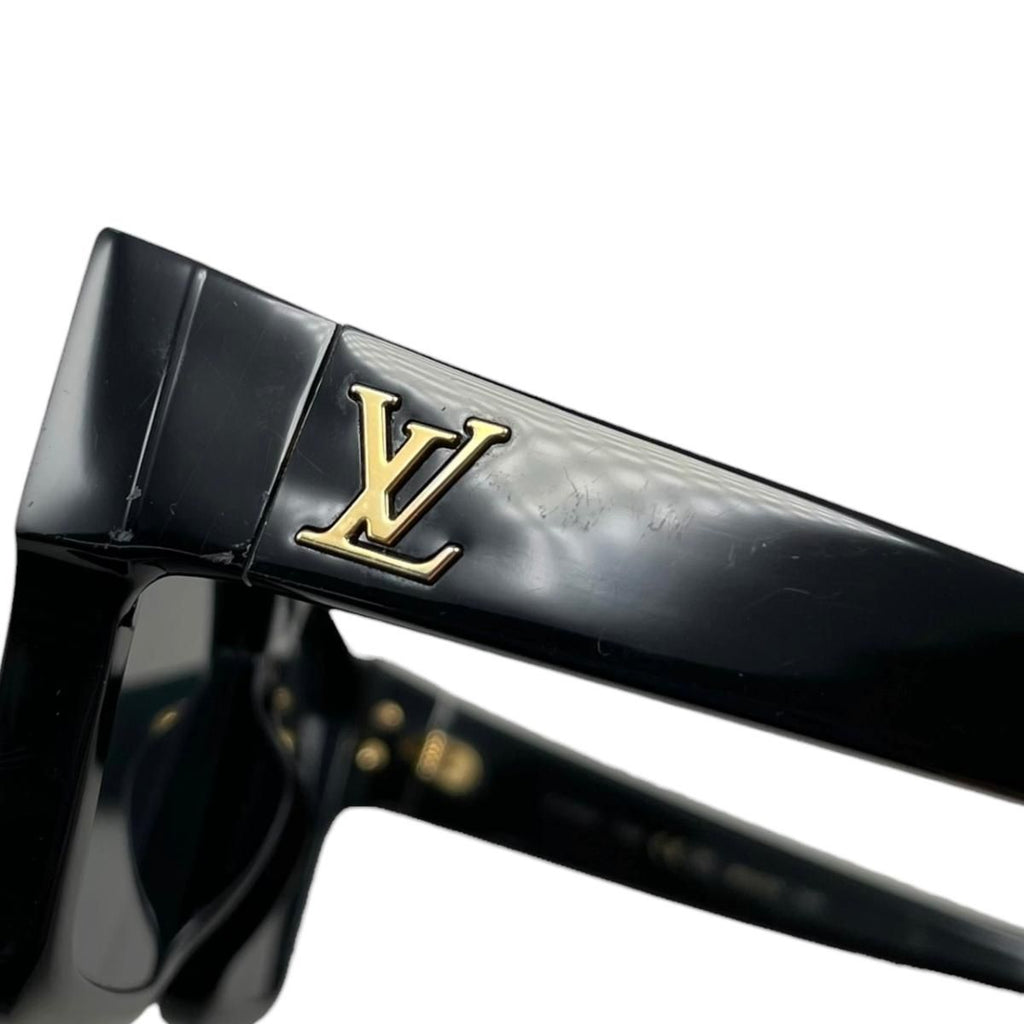 Louis Vuitton Sunglasses 1.1 Evidence LV Logo Black Gold Eyewear