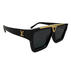 Louis Vuitton Sunglasses 1.1 Evidence LV Logo Black Gold Eyewear
