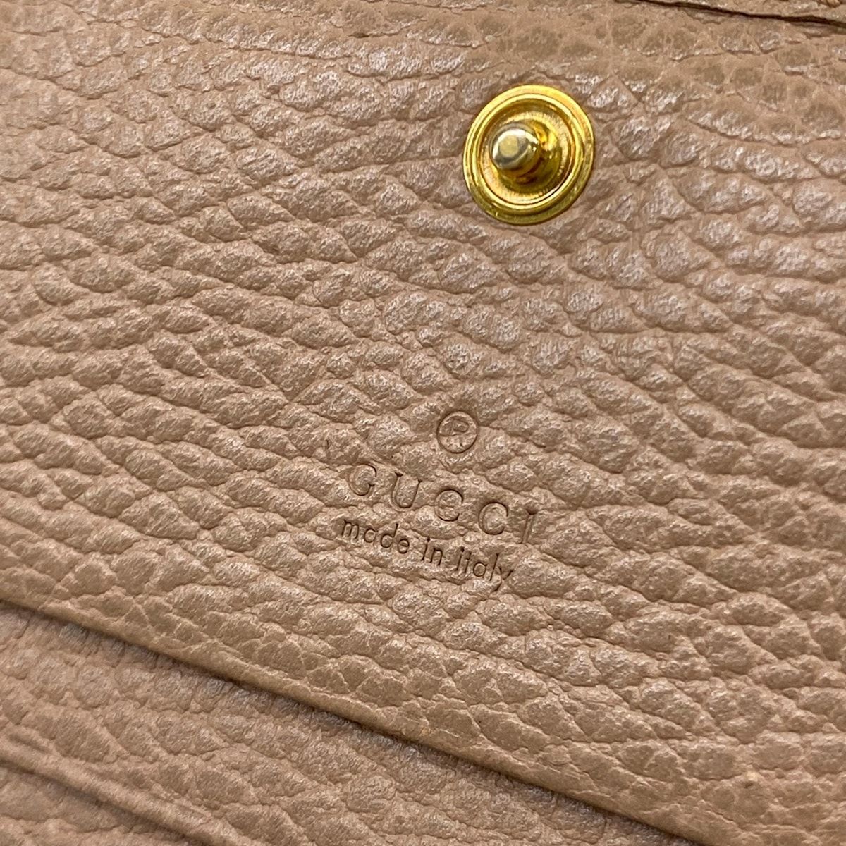 Gucci Bifold Wallet GG Marmont Light Brown Leather — view 5
